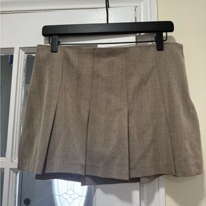 Abercrombie & Fitch Taupe Mini Skirt
